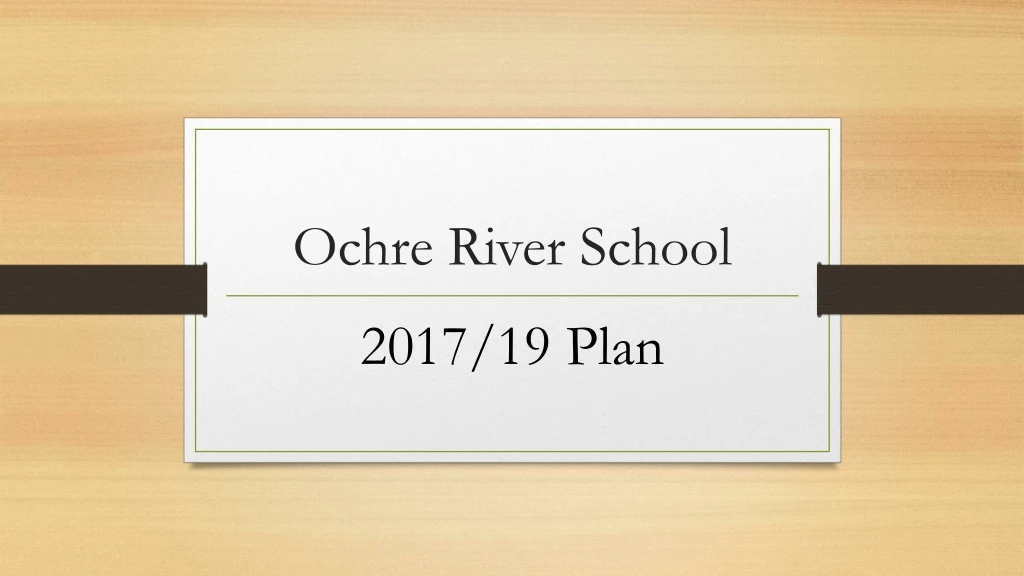 ochre river school