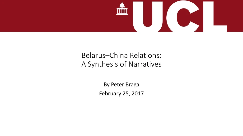 belarus china relations a synthesis of narratives