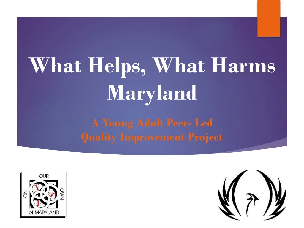 what helps what harms maryland