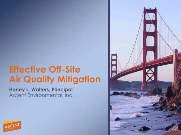 Effective Off-Site Air Quality Mitigation