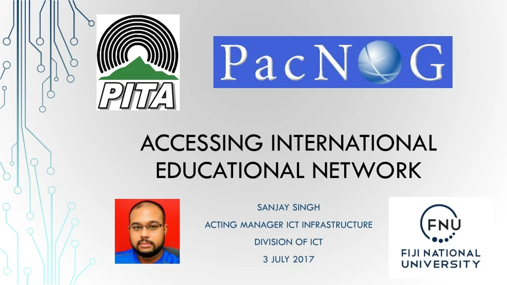 accessing international educational network