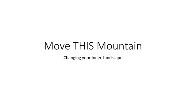 Move THIS Mountain