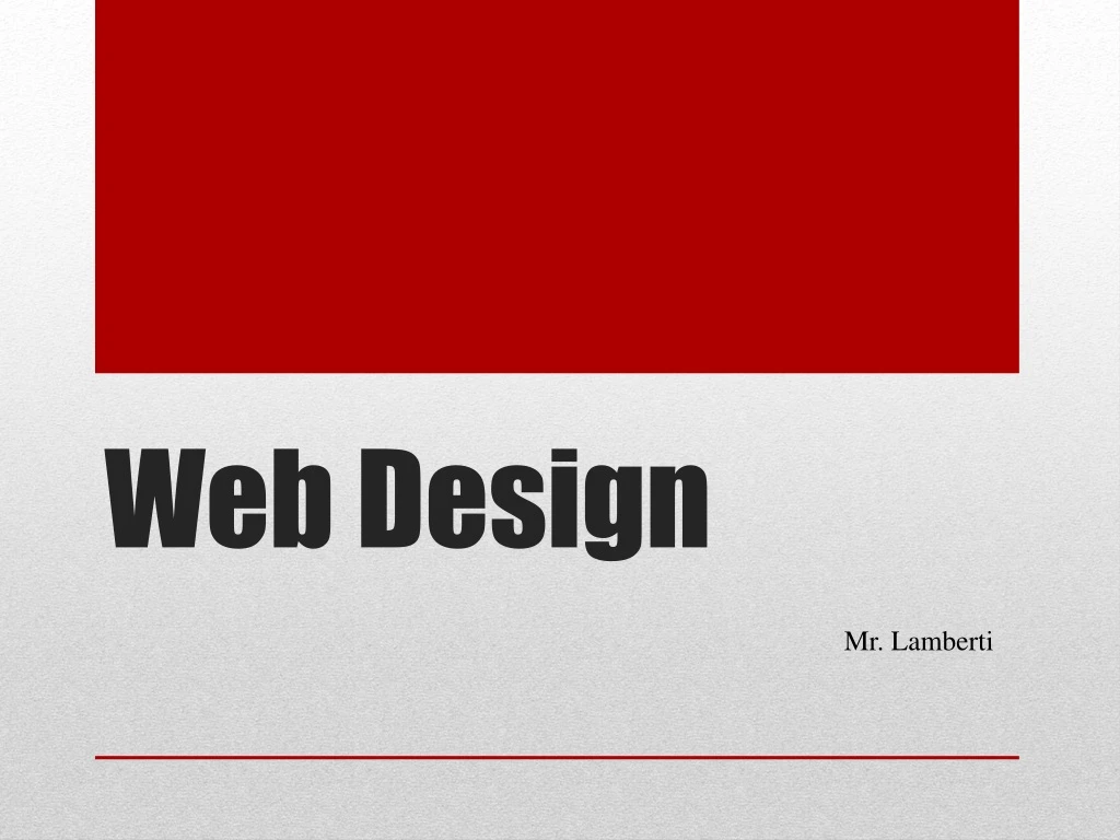 web design