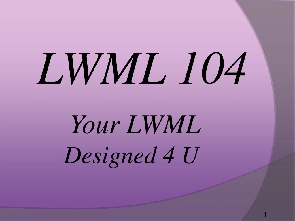 lwml 104