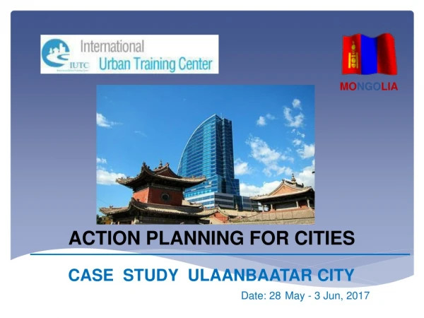 ACTION PLANNING FOR CITIES