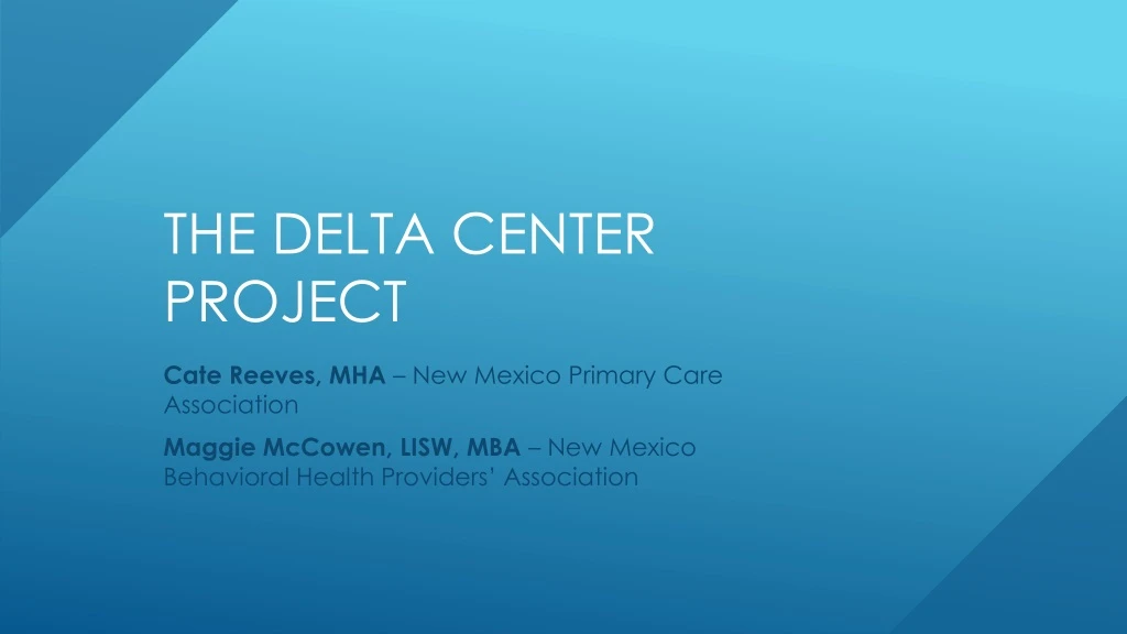 the delta center project