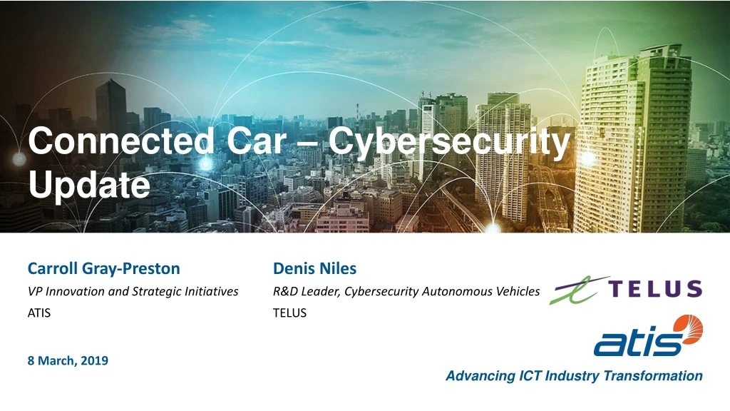 connected car cybersecurity update