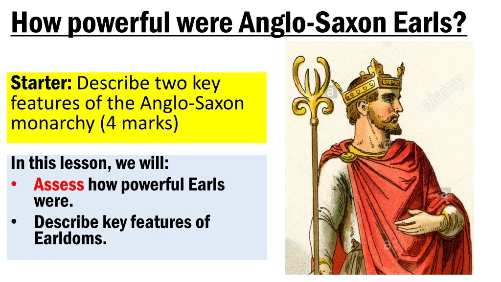 how powerful were anglo saxon earls