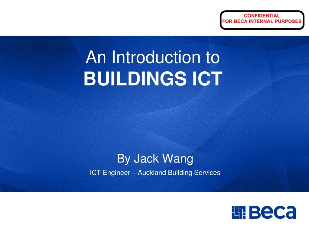 an introduction to buildings ict