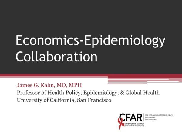 Economics-Epidemiology Collaboration