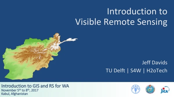 Introduction to Visible Remote Sensing