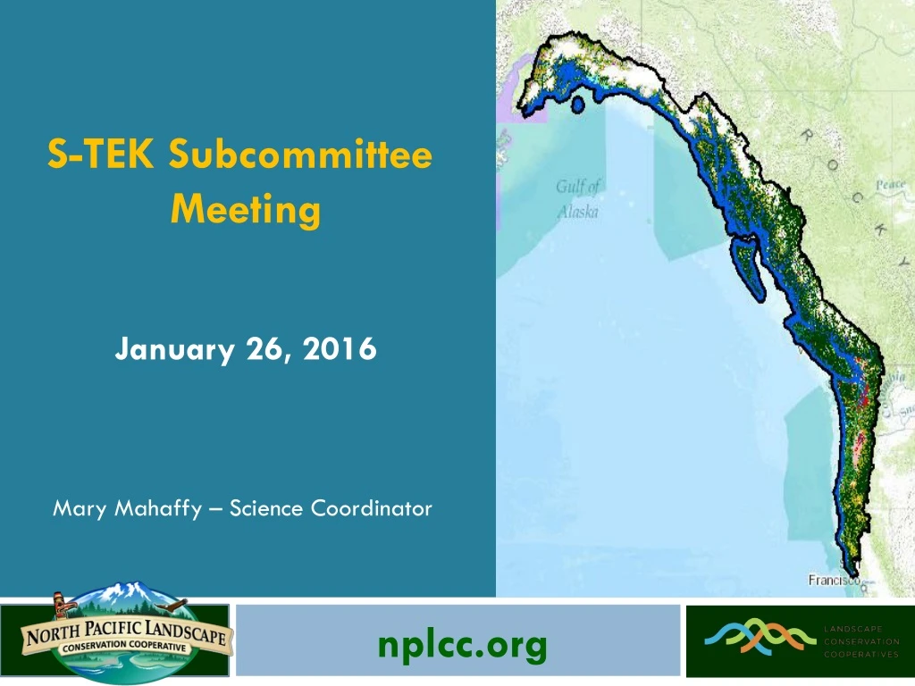 s tek subcommittee meeting january 26 2016