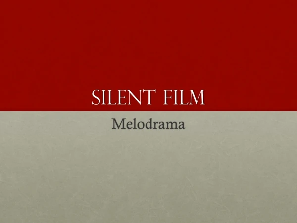 Silent Film