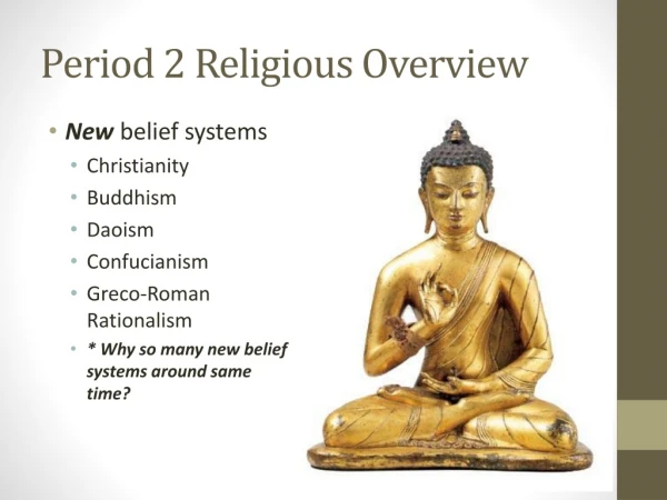 Period 2 Religious Overview