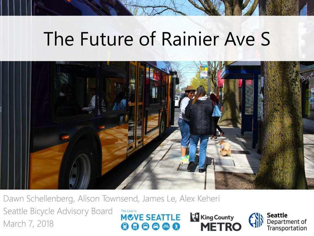 the future of rainier ave s