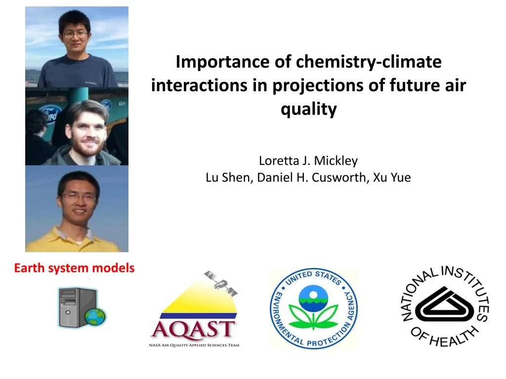importance of chemistry climate interactions