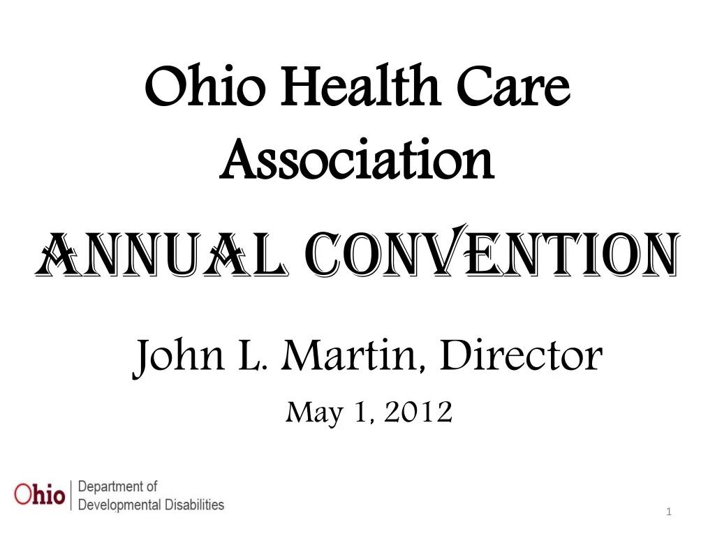 ohio health care association annual convention