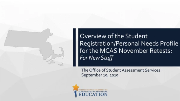 The Office of Student Assessment Services September 19, 2019