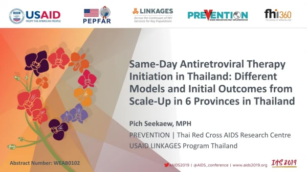 Pich Seekaew, MPH PREVENTION | Thai Red Cross AIDS Research Centre
