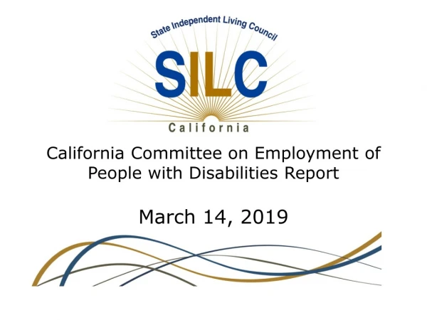 California Committee on Employment of People with Disabilities Report