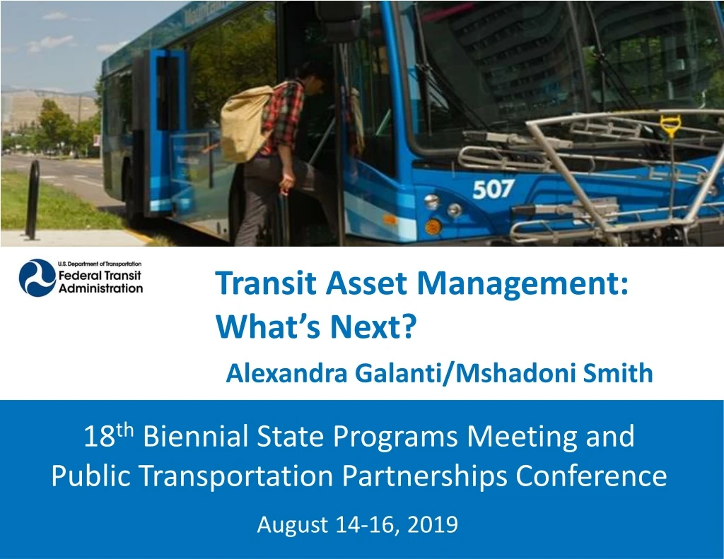 transit asset management what s next