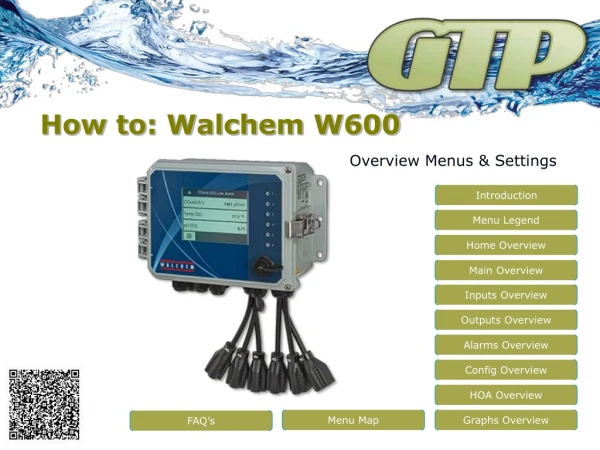 How to: Walchem W600