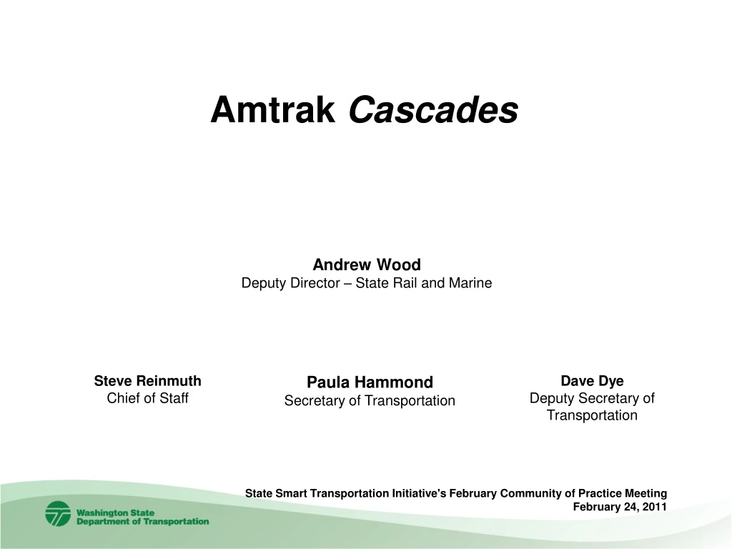 amtrak cascades