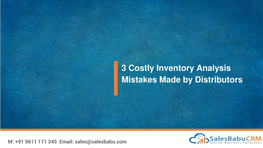 3 costly inventory analysis mistakes made