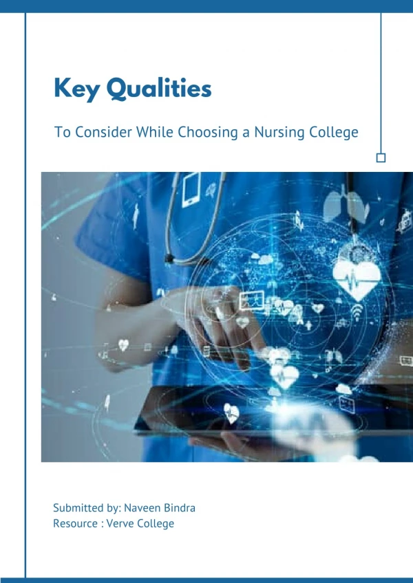5 Key Qualities To Consider While Choosing a Nursing College in IL