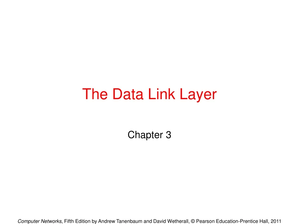 the data link layer