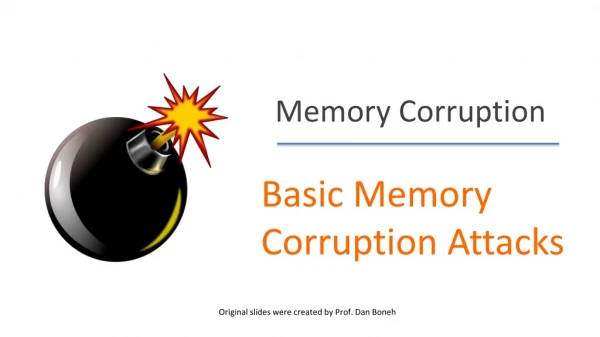 Basic Memory Corruption Attacks