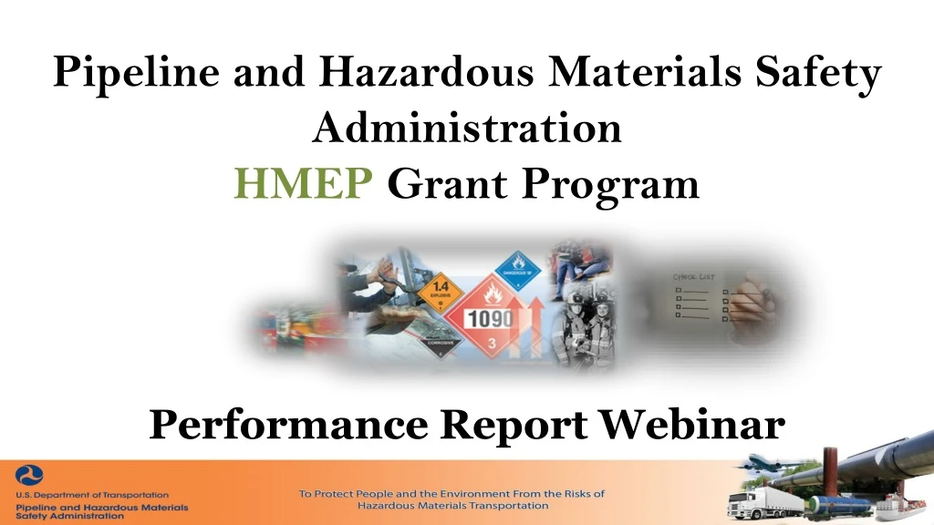 pipeline and hazardous materials safety administration hmep grant program