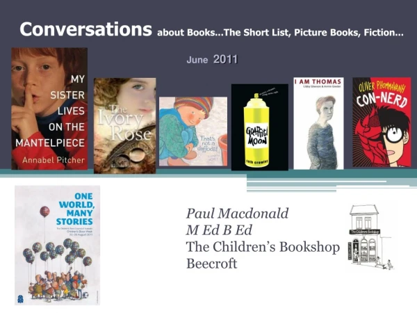 Paul Macdonald M Ed B Ed The Children’s Bookshop Beecroft