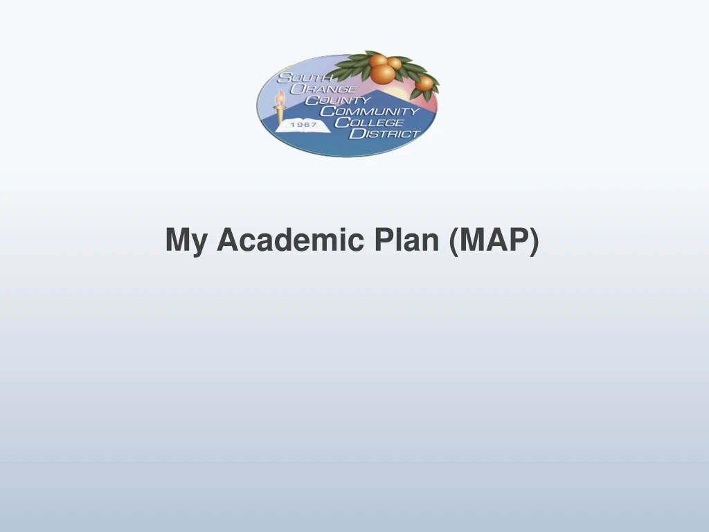 my academic plan map