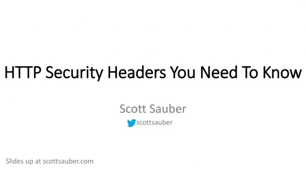 HTTP Security Headers You Need To Know