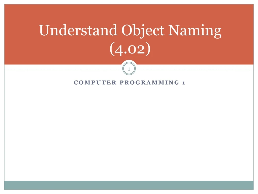 understand object naming 4 02