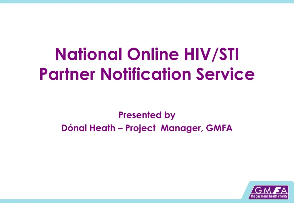national online hiv sti partner notification service
