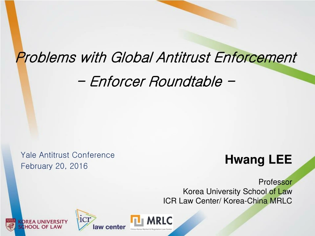 problems with global antitrust enforcement