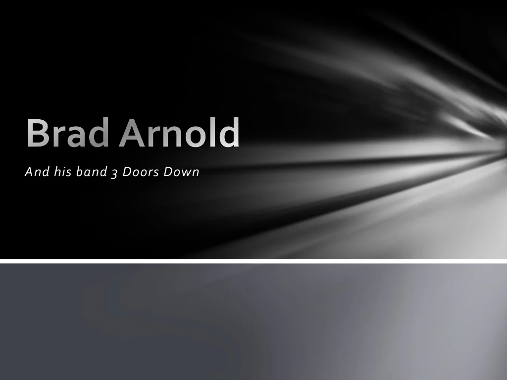 brad arnold