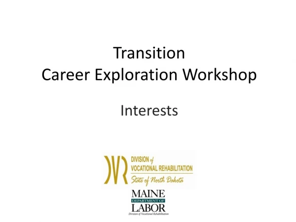 Transition Career Exploration Workshop