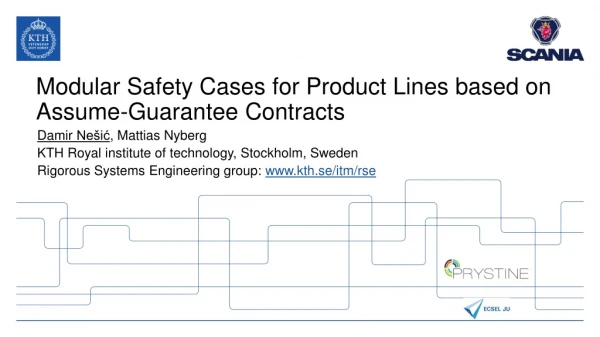 Modular Safety Cases for Product Lines based on Assume-Guarantee Contracts