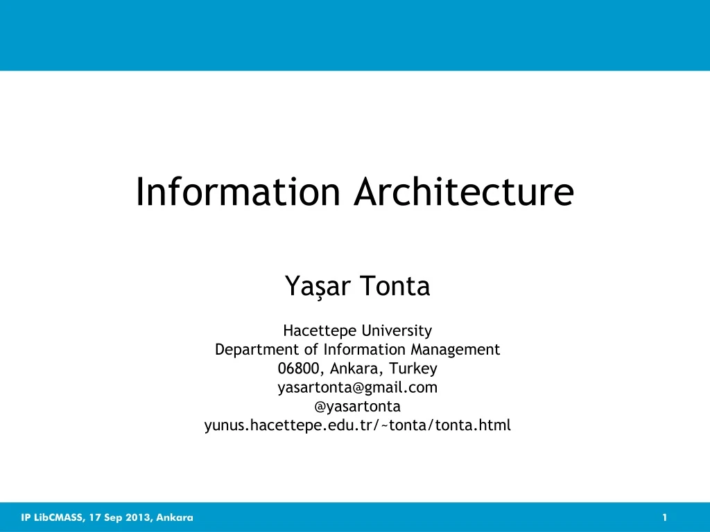 information architecture