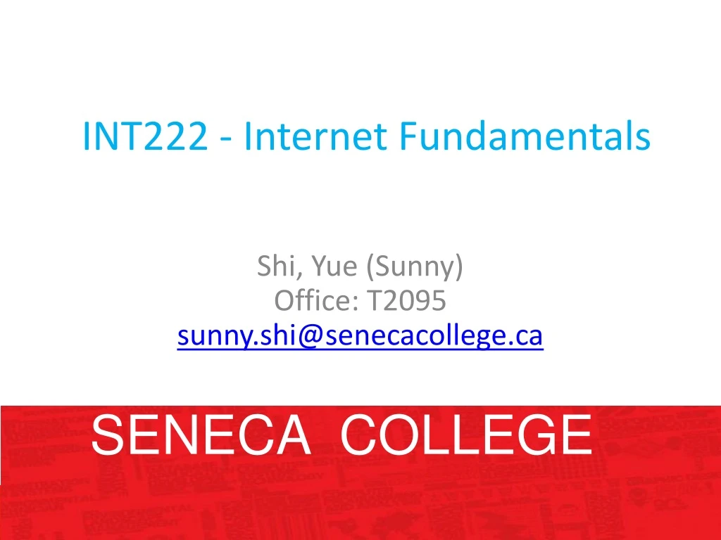 int222 internet fundamentals