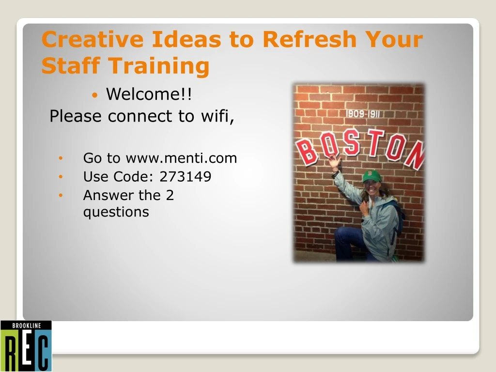 creative ideas to refresh your staff training