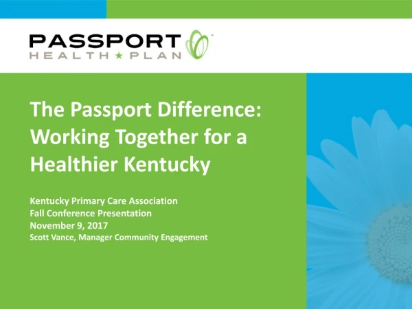 The Passport Difference: Working Together for a Healthier Kentucky
