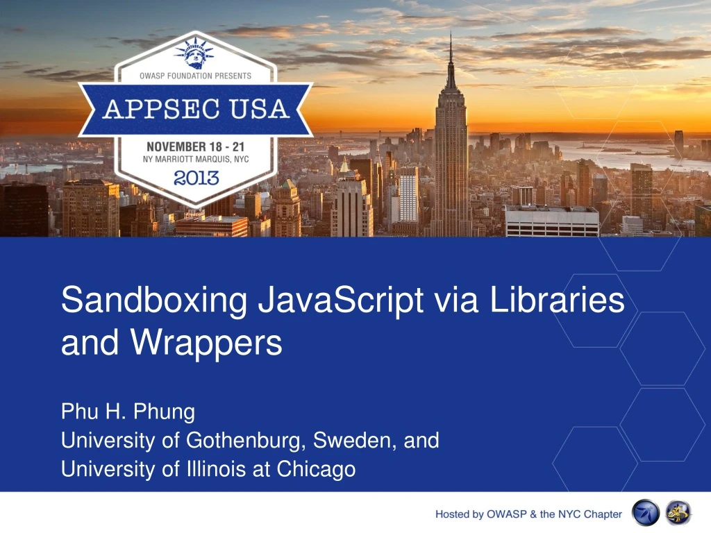 sandboxing javascript via libraries and wrappers