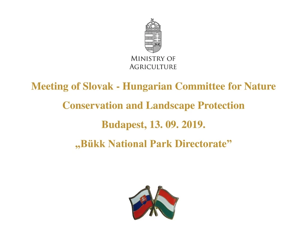 meeting of slovak hungarian committee for nature