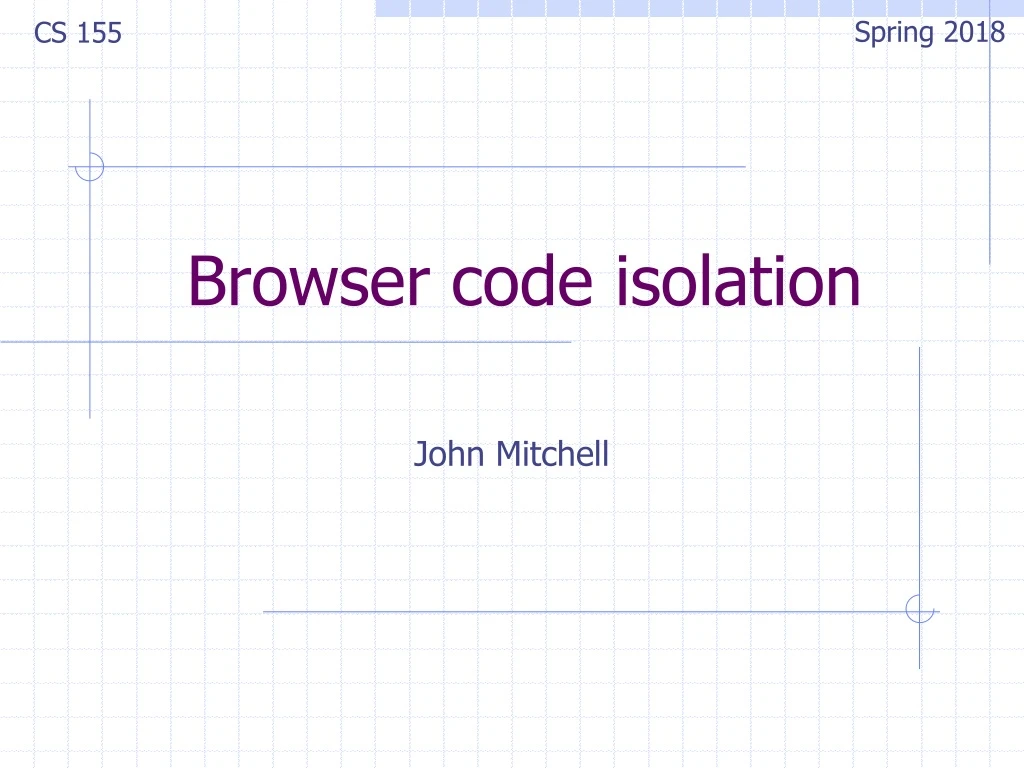 browser code isolation