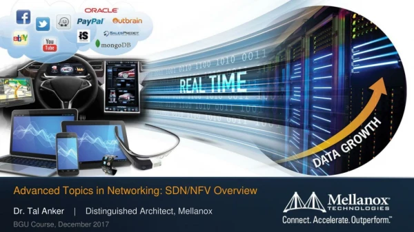 Advanced Topics in Networking: SDN/NFV Overview