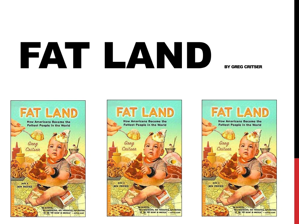 fat land by greg critser